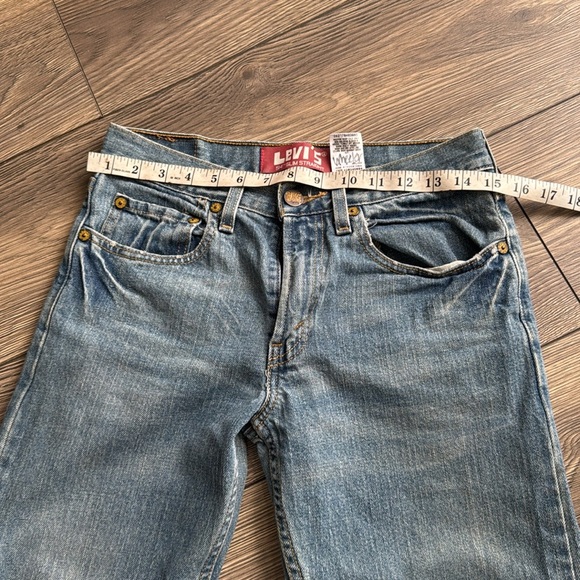 Vintage 1988 Levi's 514 slim straight Blue Jeans Classic Style size 28 - Picture 8 of 14